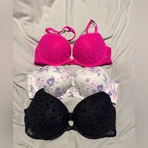 3 Victorias Secret bras! 36C